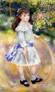 フープを持つ少女 ピエール・オーギュスト・ルノワール Oil Paintings